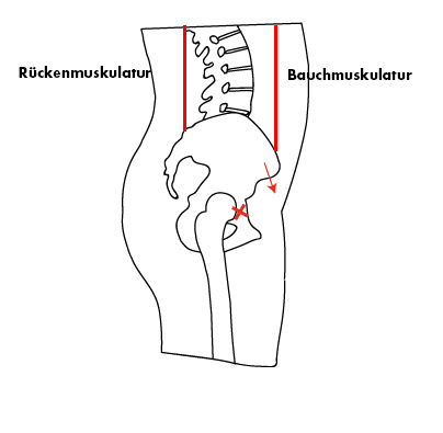 vorwärskippung becken